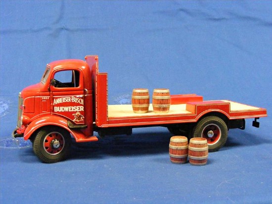 budweiser diecast truck