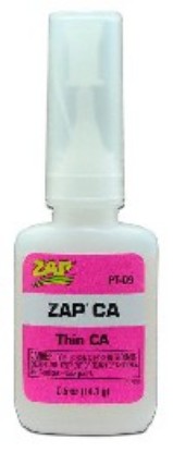 Picture of zap CA thin glue 1/2 oz 